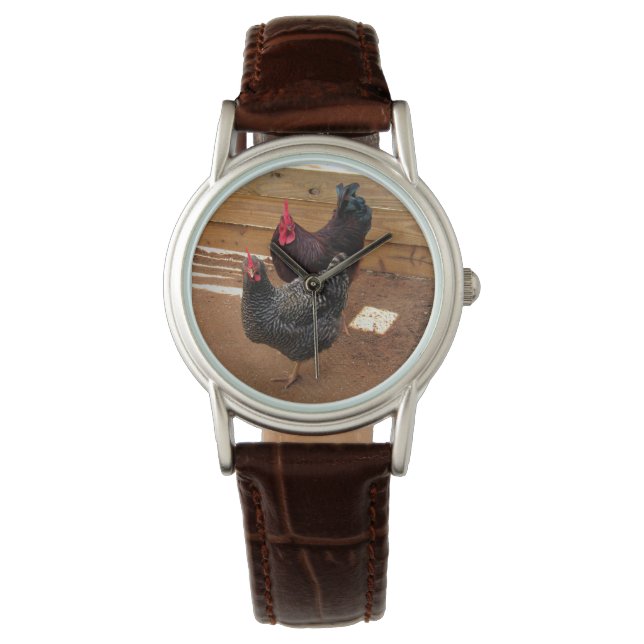 Pulsera Reloj de pollo - Elija su estilo al solicitar (Anverso)
