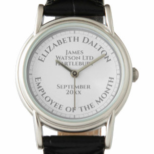Pulsera Reloj de premio al empleado del mes