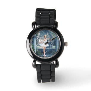 Pulsera Reloj de princesa Ballerina Glitter de la nieve