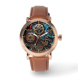 Pulsera reloj de pulsera, engranajes