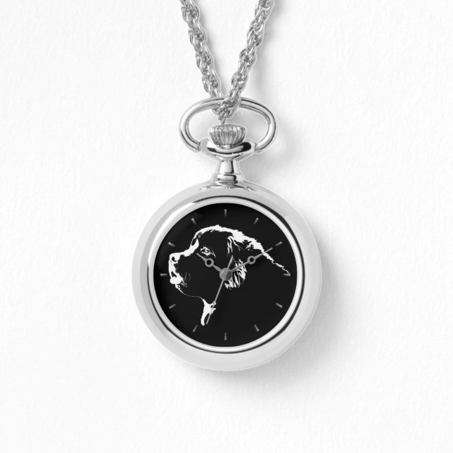 Pulsera Reloj de pulseras de Newfoundland Dog Watch (Anverso)