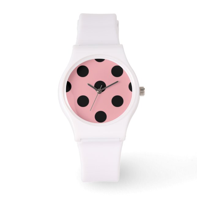 Pulsera Reloj de puntos de Polka (Anverso)
