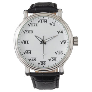 Pulsera Reloj de raíz cuadrado - Horas de tiempo matemátic