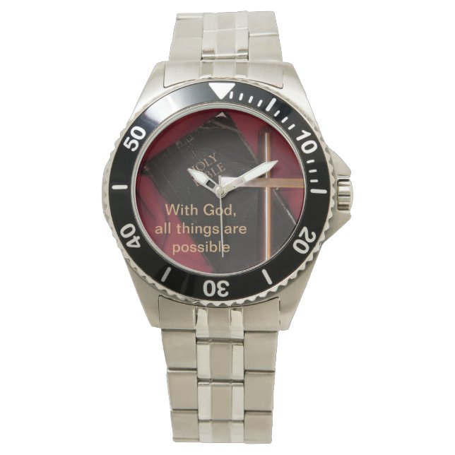 Pulsera Reloj de regalo cristiano (Anverso)