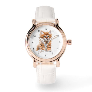 Pulsera Reloj de regalo de gatito dulce bebé gato