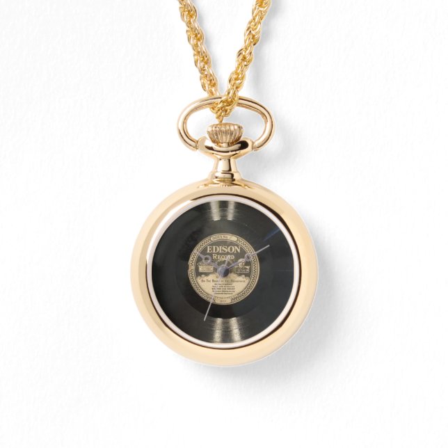 Pulsera reloj de registro de vinilo (Anverso)