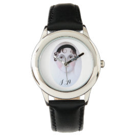 Pulsera Reloj de retrato de acuarela de Jane Austen por OR