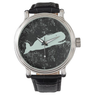 Pulsera reloj de risa de la ballena blanca