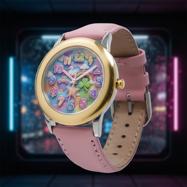 Pulsera Reloj de robot con estilo animado 3D divertido par (Subido por el creador)