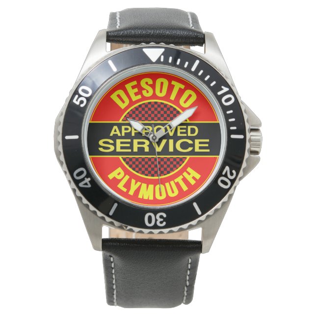 Pulsera reloj de señal de Servicio Aprobado Desoto Plymout (Anverso)