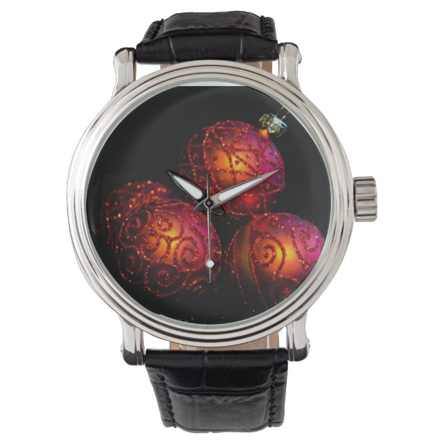 Pulsera Reloj de sermones de época de rocas baubles festiv (Anverso)