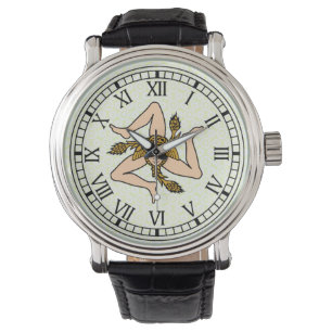 Pulsera Reloj de Sicilain Triskelion con los números