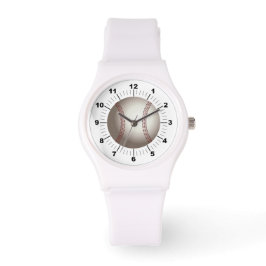 Pulsera Reloj de silicio blanco deportivo femenino de béis