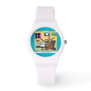 Pulsera Reloj de silicona divertido para mujeres con casto