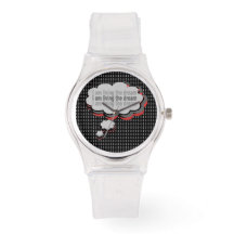 Reloj de silicona transparente - Estoy viviendo el