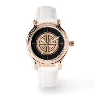 Pulsera Reloj de símbolo de lujo Gold Feng Shui