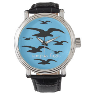 Pulsera Reloj de Tempus Fugit (azul)