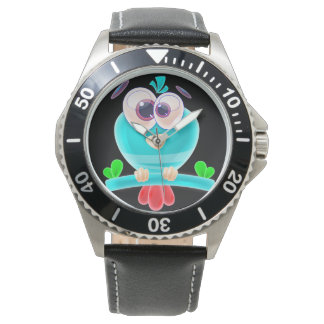 Pulsera Reloj de tiempo de pájaro funky