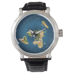 Pulsera Reloj de Tierra Plana