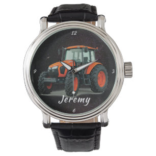 Pulsera Reloj de tractores Naranja moderno