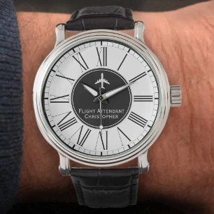 Pulsera Reloj de tripulación de cabina de asistente de vue