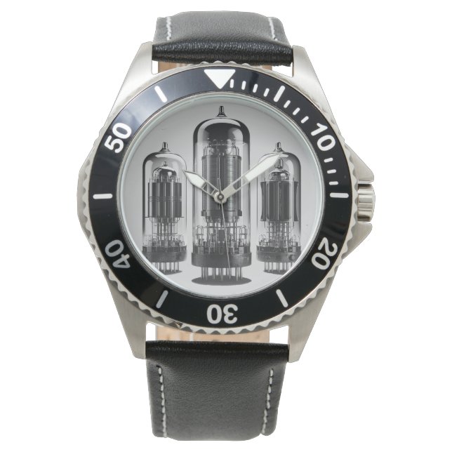 Pulsera Reloj de tubos analógicos (Anverso)