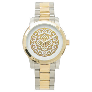 Pulsera reloj de un emblema imperial oriental