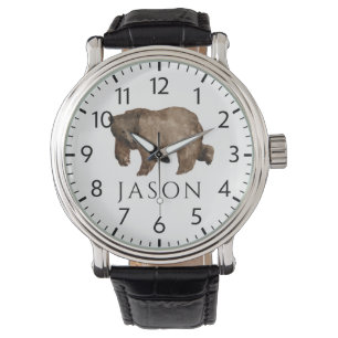 Pulsera Reloj de vacaciones personalizado para cazador   D