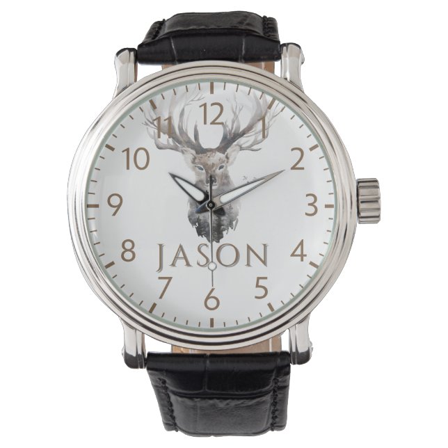 Pulsera Reloj de vacaciones personalizado para hombre | Ca (Anverso)