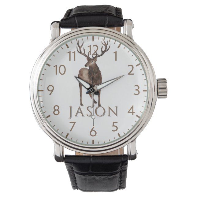 Pulsera Reloj de vacaciones personalizado para hombre | Ca (Anverso)