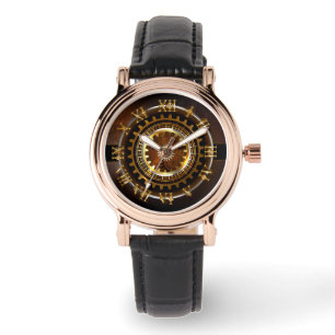 Pulsera Reloj de vapor con engranajes antiguos