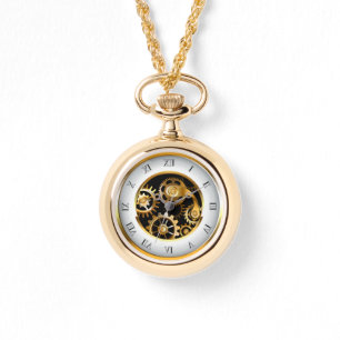 Pulsera Reloj de vapor con libélula mecánica