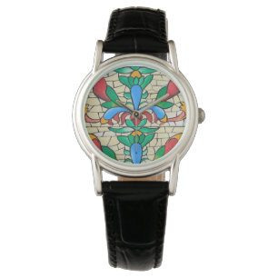 Pulsera Reloj de ventana de vidrio templado