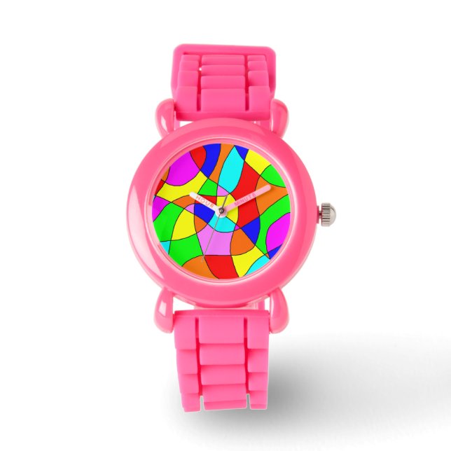 Pulsera Reloj de vidrio contenido (Anverso)