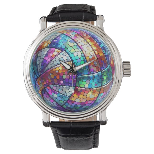 Pulsera Reloj de voleibol disco (Anverso)