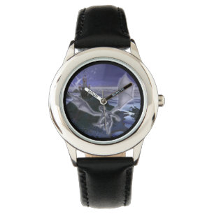 Pulsera Reloj del acero inoxidable de los niños del