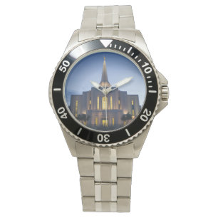 Pulsera Reloj del acero inoxidable del templo de Gilbert