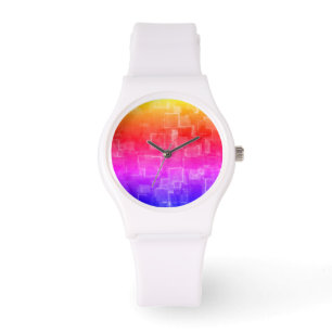 Pulsera Reloj del arco iris de la primavera de Julia