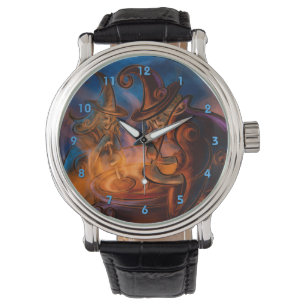 Pulsera Reloj del Brew de las brujas de Halloween