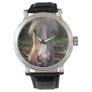 Pulsera Reloj del caballo de Haflinger