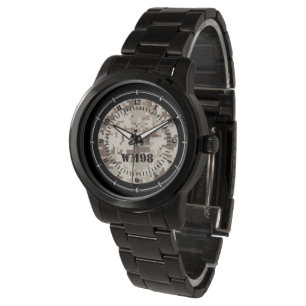Pulsera Reloj del camuflaje de Digitaces del desierto de