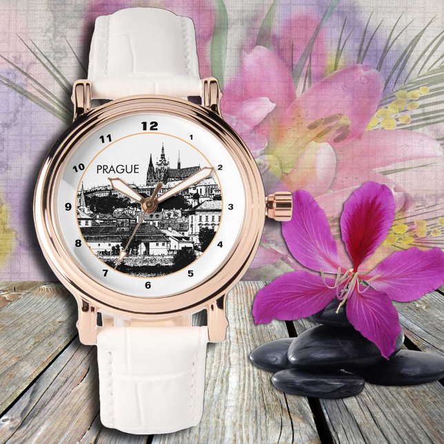 Pulsera Reloj del castillo de Praga, Catedral, arte histór (Subido por el creador)