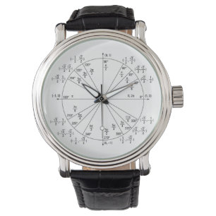Pulsera Reloj del círculo de unidad de Precalculus
