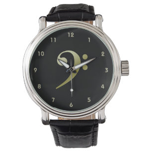 Pulsera Reloj del Clef bajo de Leslie Harlow