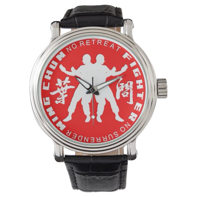 Pulsera Reloj del combatiente de Chun del ala (Anverso)