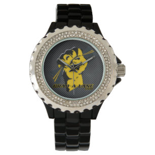 PULSERA RELOJ DEL CORREDOR DE LA FRICCIÓN DE LA FIBRA DE