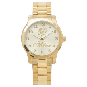 Pulsera Reloj del cumpleaños de las 50.as del cumpleaños