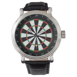Pulsera Reloj del dial del tablero de dardo