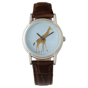 Pulsera Reloj del estampado de girafa