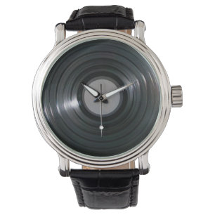 Pulsera Reloj del expediente de LP del vinilo